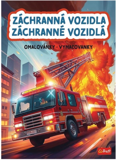Libros para colorear – vehículos de rescate 20 × 27,5 cm