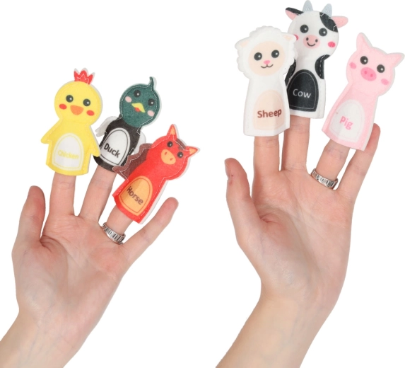 Títeres de dedo para contar historias