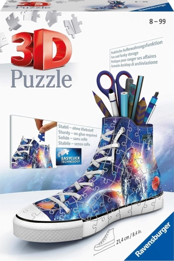 RAVENSBURGER puzzle 3D zapatilla space – 108 piezas