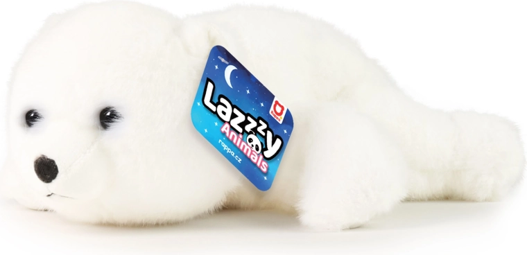 Peluche de oso blanco LAZZY ANIMALS 29 cm