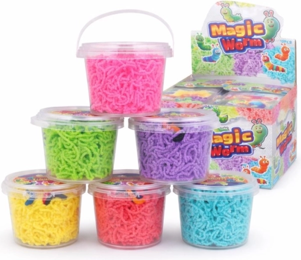 Juego interactivo Gusanos en tubo para niños
