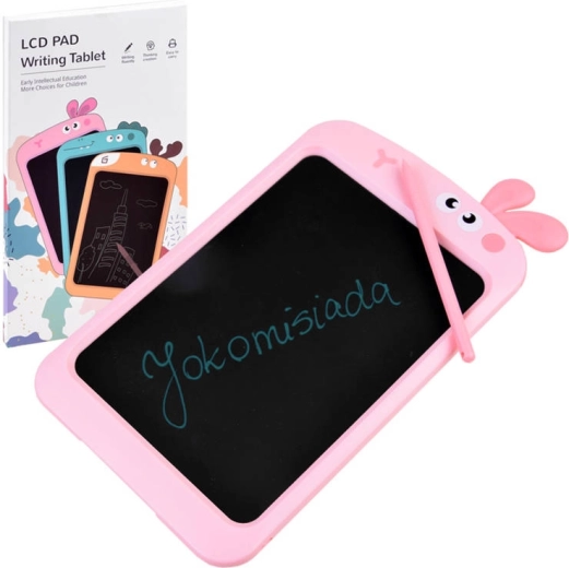 Tableta gráfica LCD infantil con lápiz – Rosa