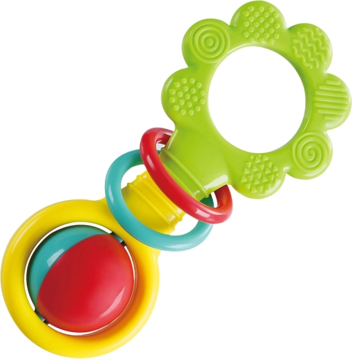 Sonajero Playgo con bolita giratoria 16 cm