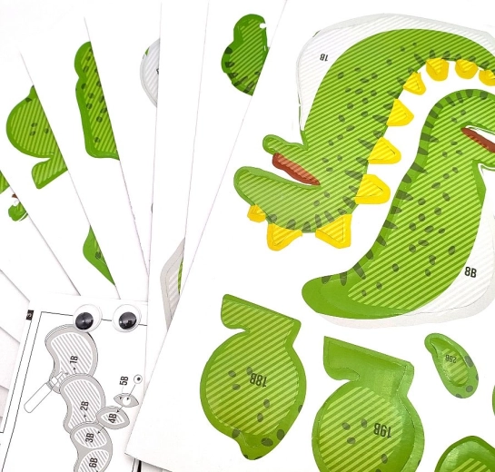 Piezas numeradas e instrucciones claras