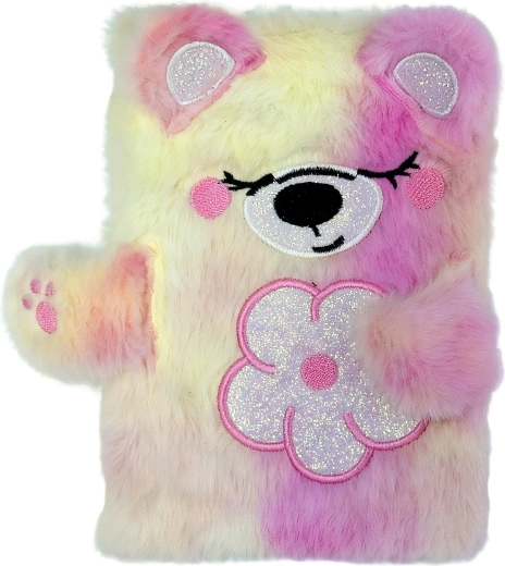 Diario de peluche A5 con osito
