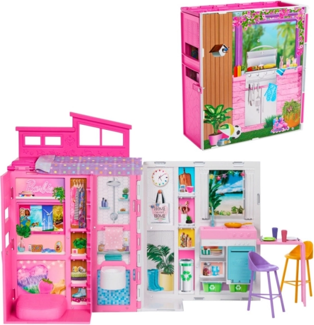 Casa acogedora de Barbie con accesorios