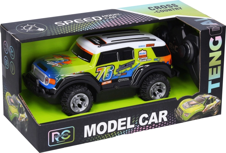Coche RC todoterreno teledirigido de 19,5 cm