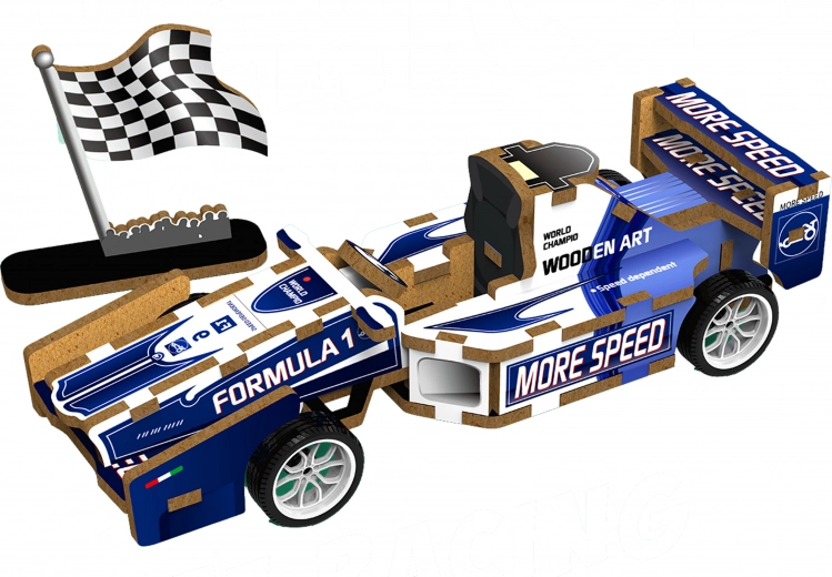 Puzzle de madera 3D Fórmula