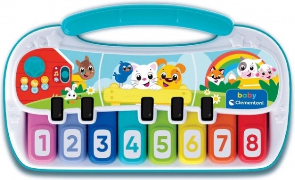 Pianito infantil con animales CLEMENTONI BABY