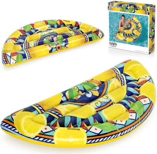 Tumbona inflable Bestway Limones sicilianos 171 × 89 cm