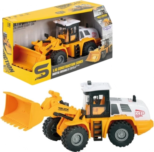 Woopie cargadora de construcción 1:16 con luces y sonidos
