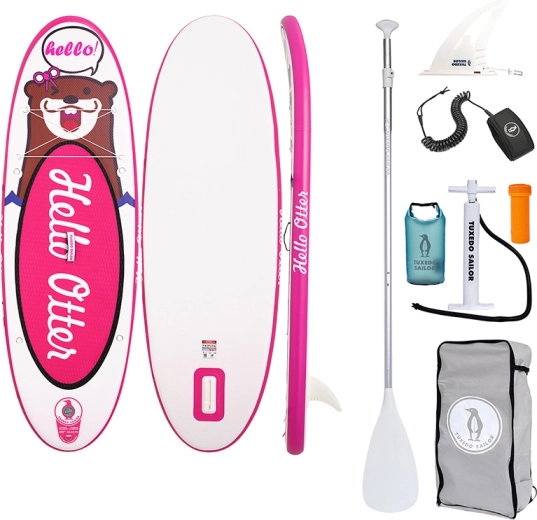 Paddleboard infantil hinchable FunWater Tuxedo Sailor 240 cm (rosa)