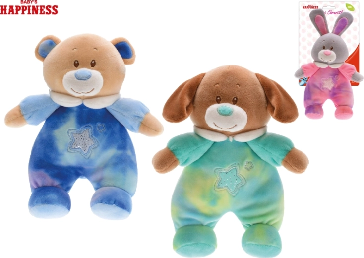 Peluche Baby Happiness con sonajero 21 cm