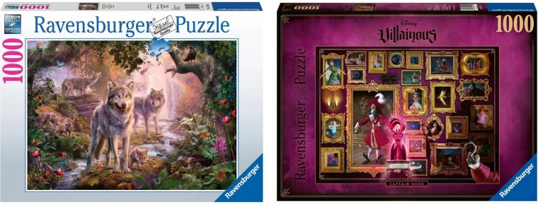 Set Ravensburger de dos puzzles de 2×1000 piezas