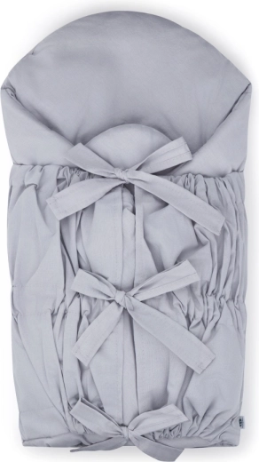 PETITE&MARS manta envolvente con cordones nurse con inserto de coco baby blue 75×75 cm