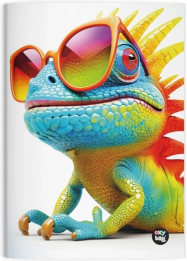 Cuaderno rayado A4 Chameleon