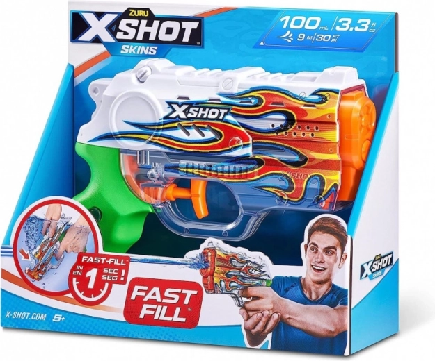 Pistola de agua ZURU X-Shot Nano Fast-Fill Skins