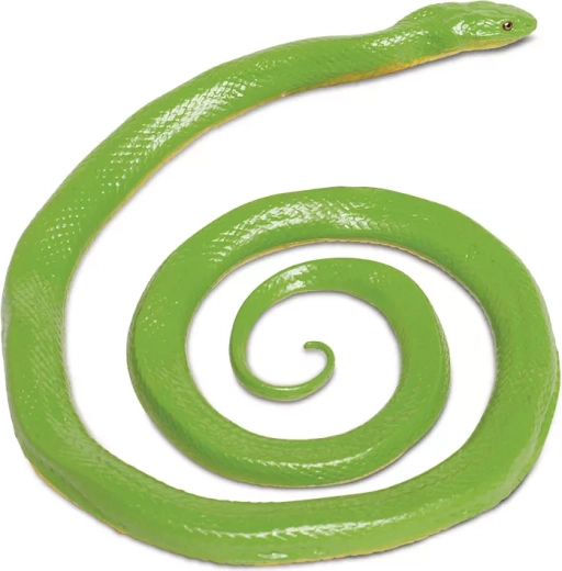 Culebra verde Safari Ltd. – figura pintada a mano - 1 pieza