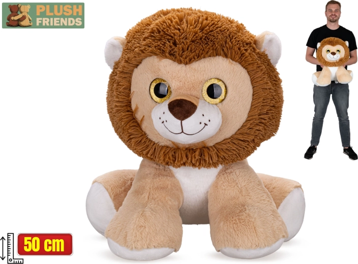 Plush Friends león de peluche 50 cm, sentado