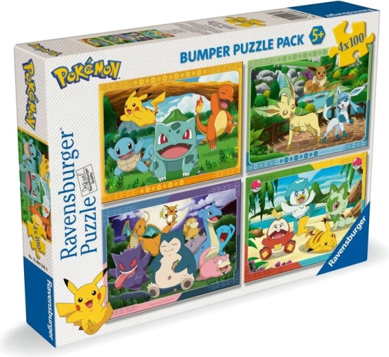 Puzzle Ravensburger Pokémon 4×100 piezas