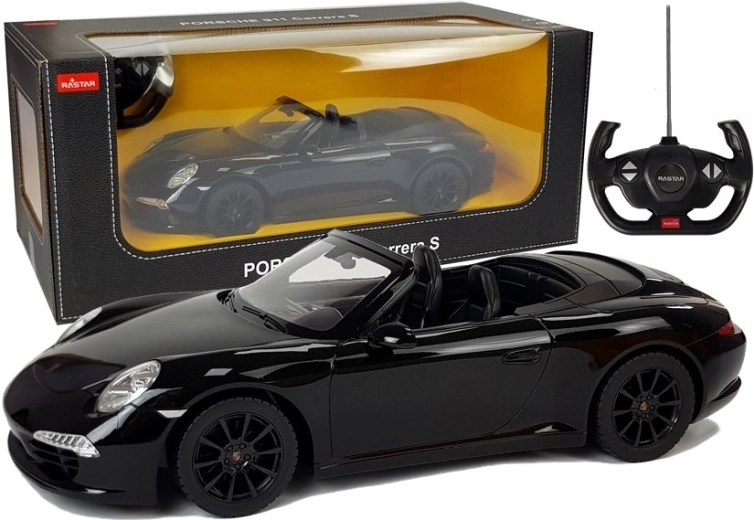 Coche RC Porsche 911 Carrera S Rastar 1:12 – negro