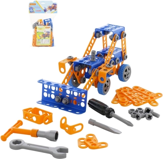 Juego de construcción Pequeño ingeniero: tractor con cargador