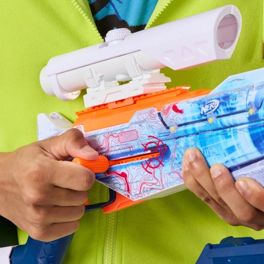 Cerrojo manual y cargador para 6 dardos