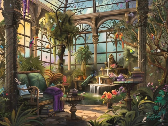 Puzzle RAVENSBURGER Bellezas del invernadero 1500 piezas