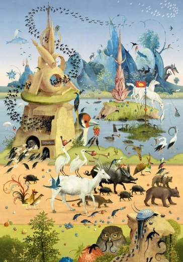 Puzzle HEYE De excursión – Hieronymus Bosch, 500 piezas