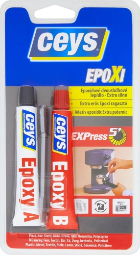Pegamento epoxi EPOXICEYS 5 min, tubo 30 ml