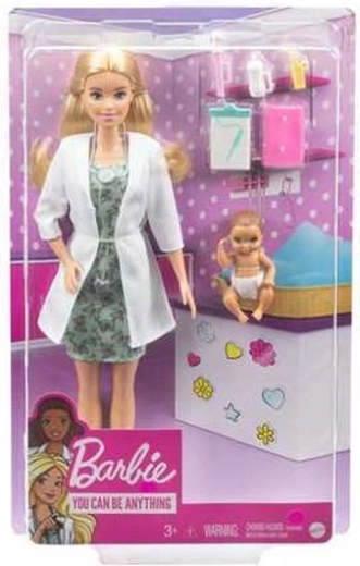 Muñeca Barbie pediatra con bebé