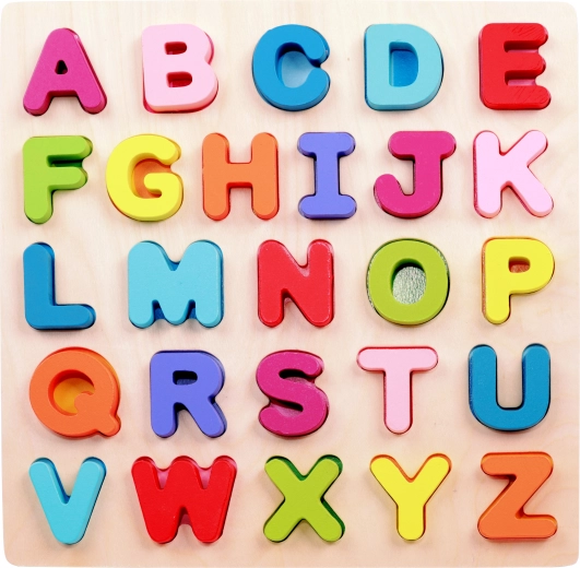 2Kids Toys rompecabezas de madera encajable alfabeto