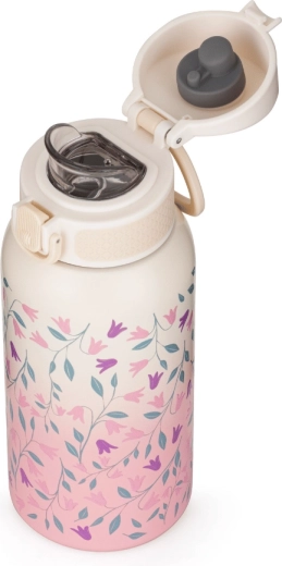 Tapa abatible con boquilla para beber sin derrames