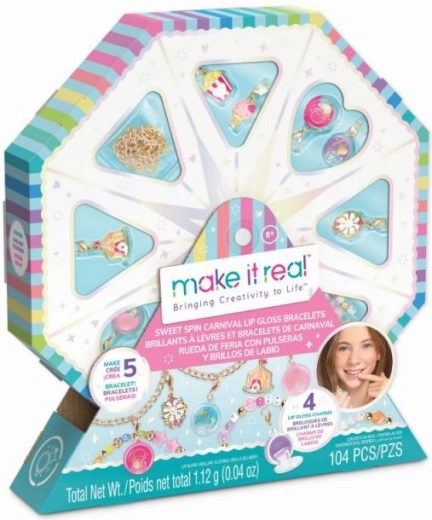 Pulseras con brillo labial Sweet Spin Carnival
