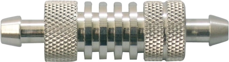 Pequeño filtro de combustible de aluminio Jamara de tres piezas