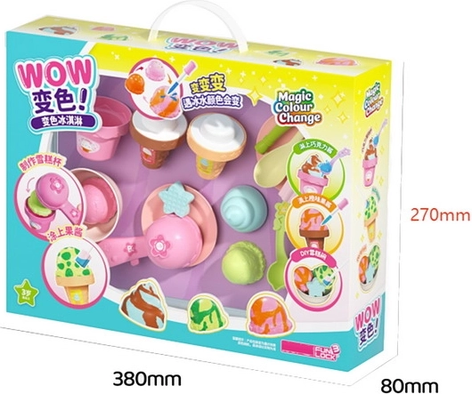 Set para jugar con helado con cambio de color
