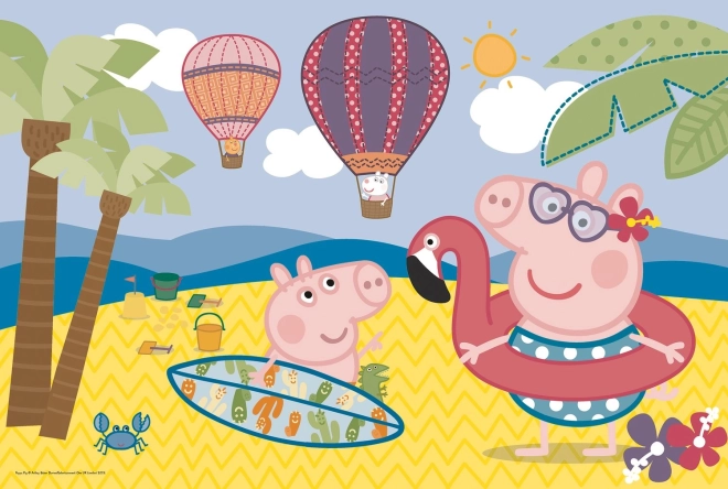 Puzzle Peppa Pig: Vacaciones Maxi 24 piezas