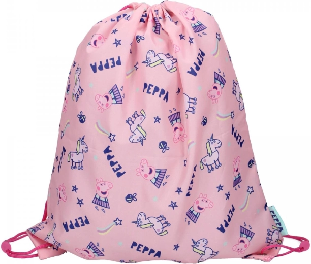 Saco infantil tipo mochila Peppa Pig
