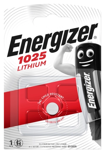 Pila de botón de litio Energizer CR1025 3 V