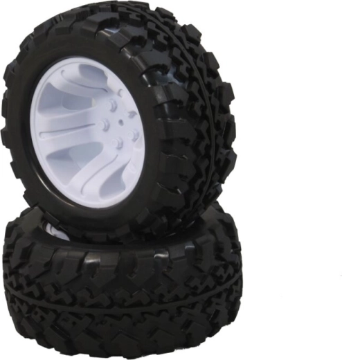Ruedas con neumáticos Tiger BL 1:10, blancas