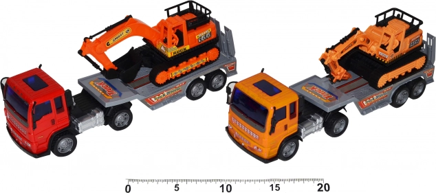 Camión tractor con máquina de construcción con motor de inercia, 28 cm