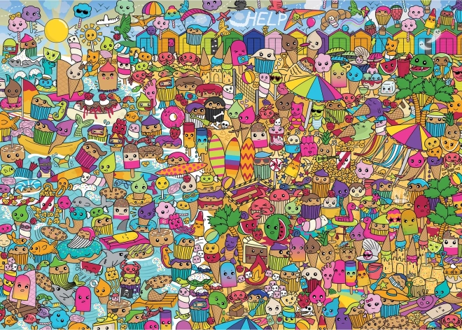 Puzle Dulces vacaciones 1000 piezas GIBSONS