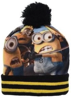 Gorro negro de terciopelo de Minions