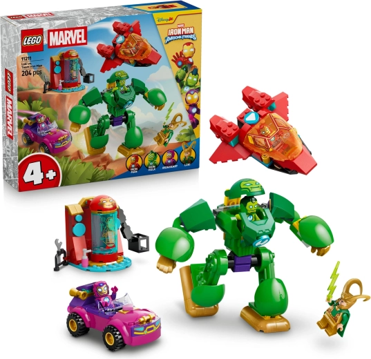 LEGO Marvel Loki contra el equipo de Iron Man
