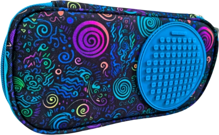 Estuche escolar para estudiantes Pixie Crew azul Spiral magic