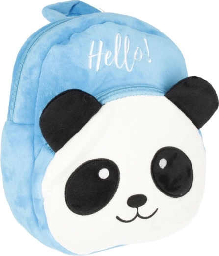 Mochila infantil panda mini de peluche