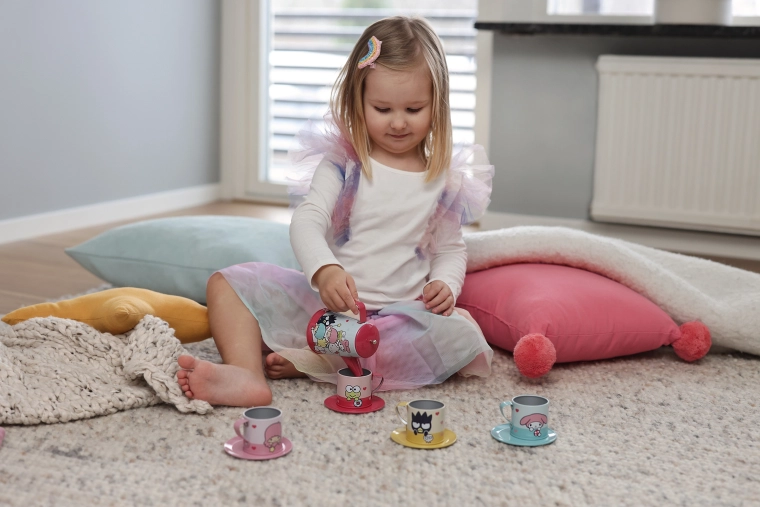Colorido set para el juego de roles infantil