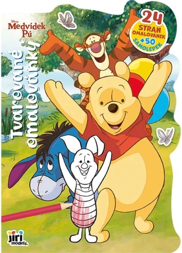 Libro para colorear con formas Winnie the Pooh