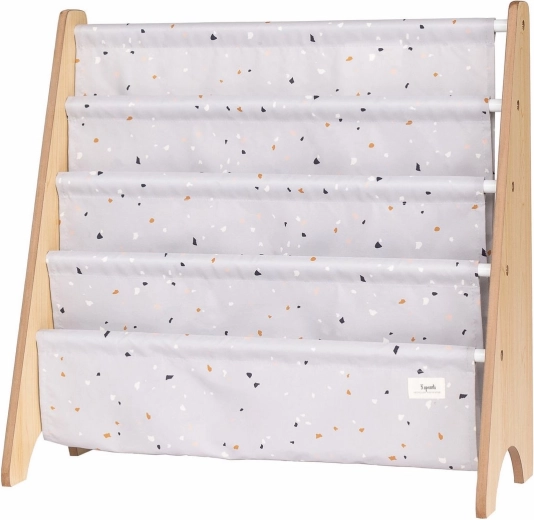 3 Sprouts soporte para libros recycled terrazzo/light gray