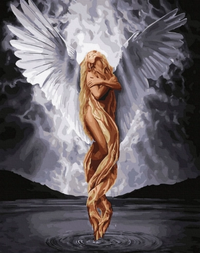 Norimpex pintura de diamantes ángel 30 × 40 cm